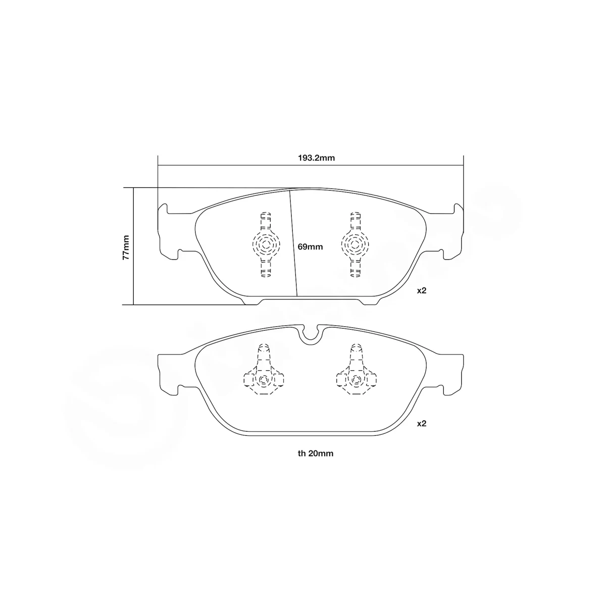 Brembo Sport Brake Pads 07.D435.23 (Front)