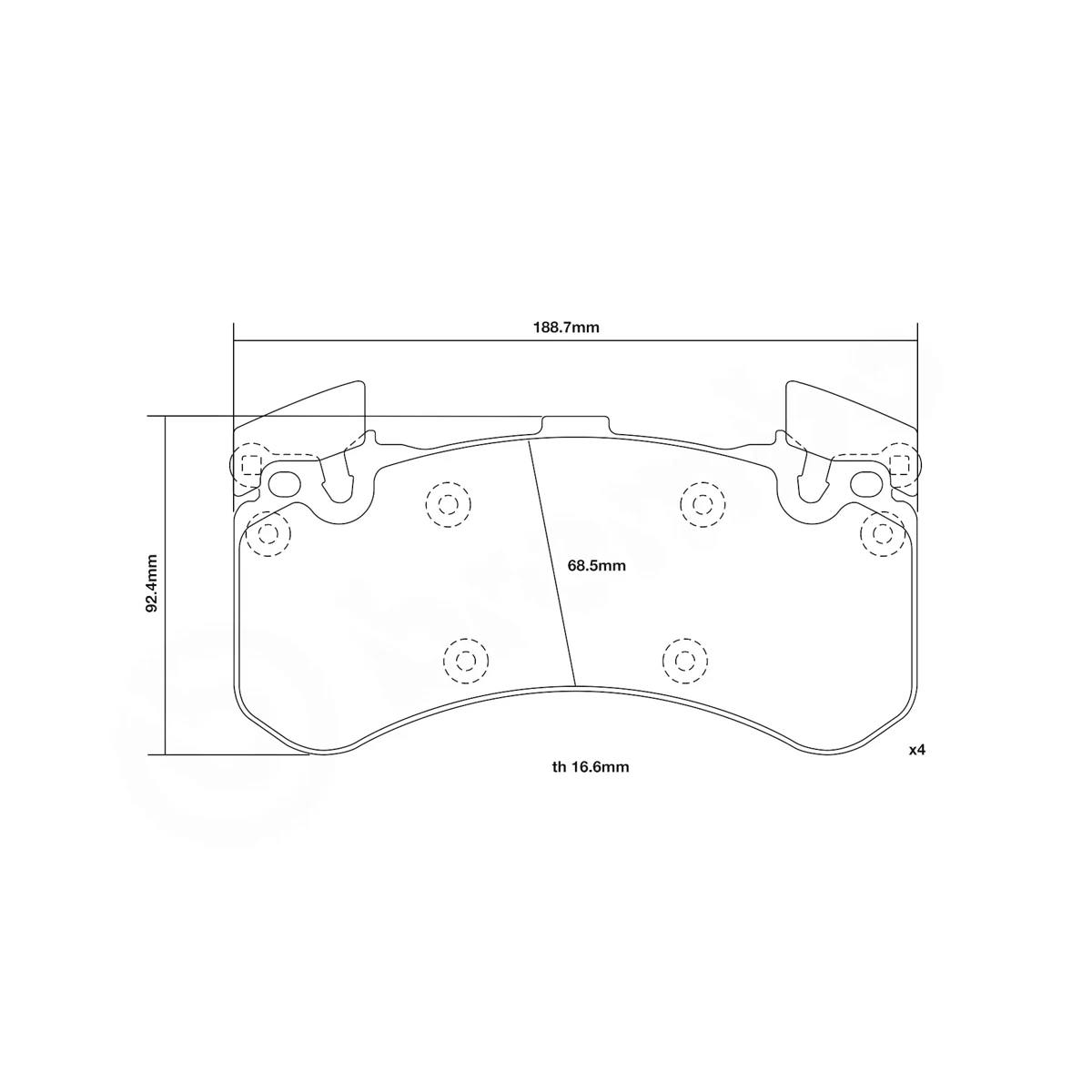 Brembo Sport Brake Pads 07.D435.26 (Front)