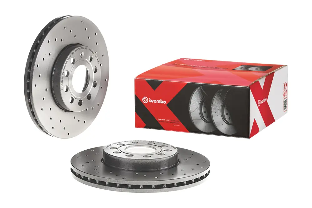 Brembo Drilled Brake Disc 0991451X (Front)