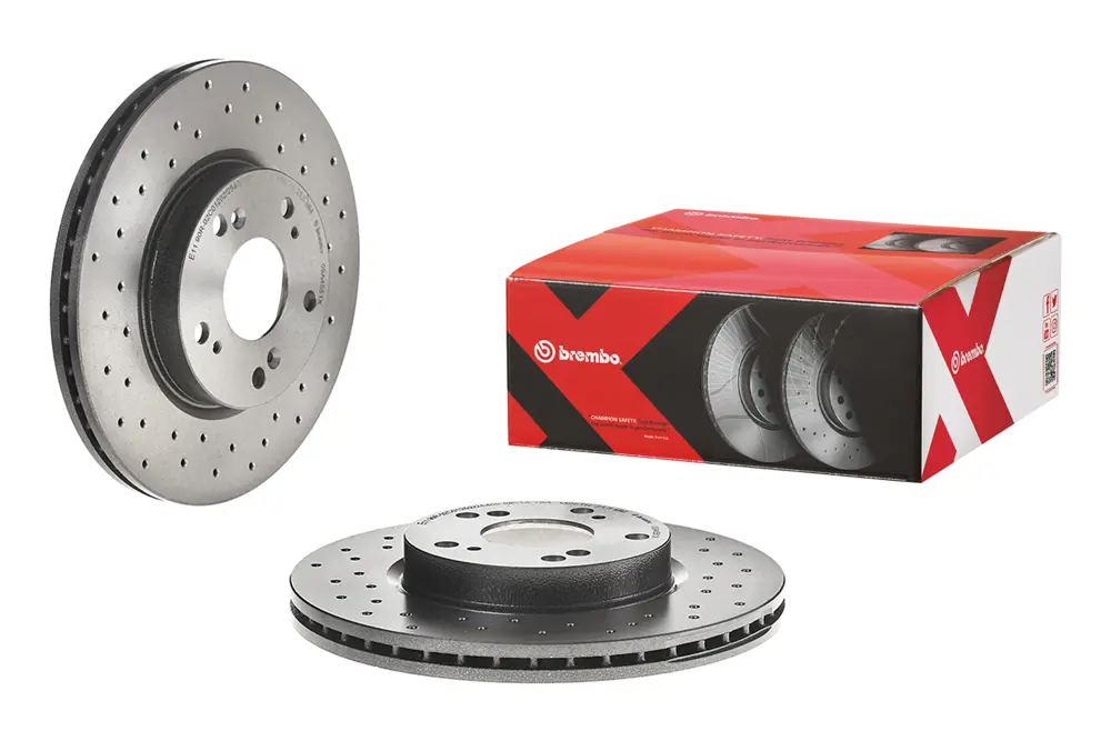 Brembo Drilled Brake Disc 09A4551X (Front)