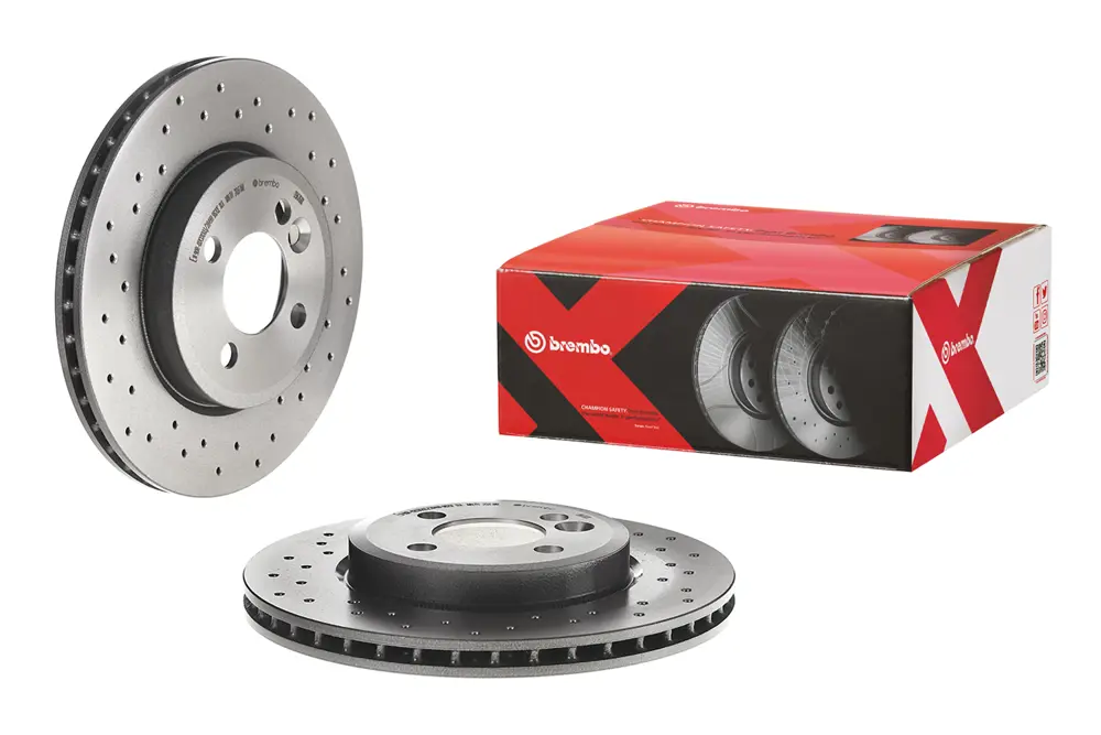 Brembo Drilled Brake Disc 09A7611X (Front)