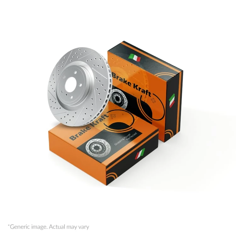 Brake Kraft Brake Disc BK3W0615601G (Rear)