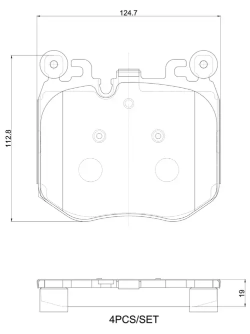 Brembo Brake Pads P06125 (Front)