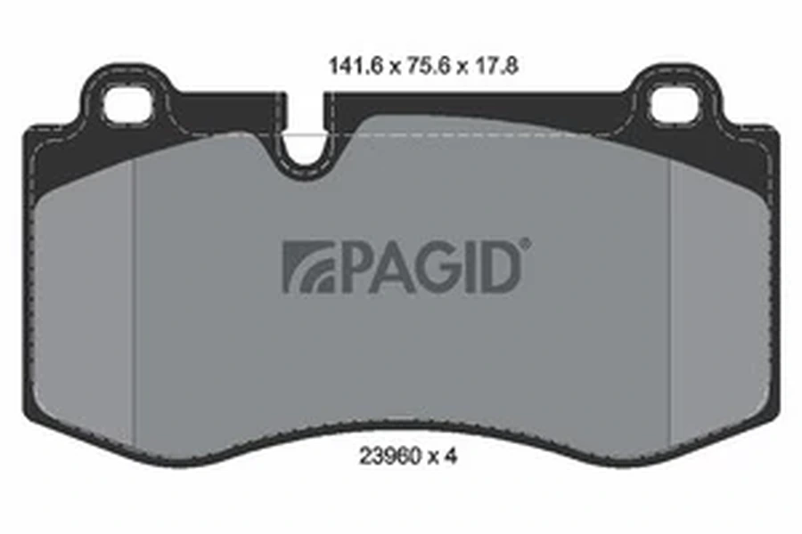 Pagid OEM Brake Pads T1454N (Front)