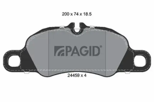 Pagid OEM Brake Pads T1753N (Front)