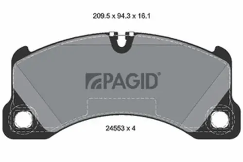Pagid OEM Brake Pads T1798N (Front)