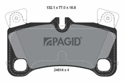 Pagid OEM Brake Pads T1863N (Rear)