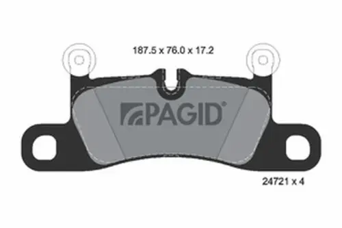 Pagid OEM Brake Pads T1937N (Rear)