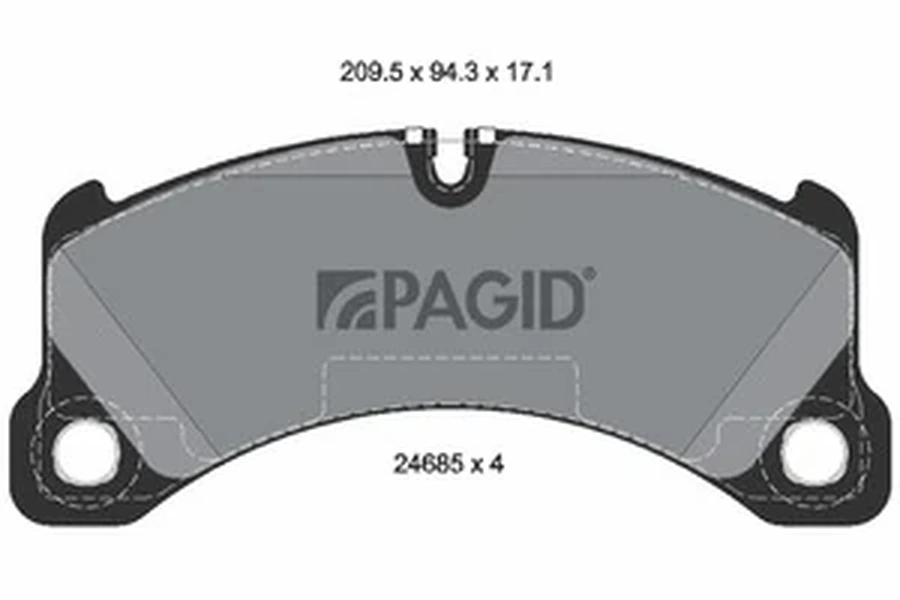 Pagid OEM Brake Pads T1941N (Front)