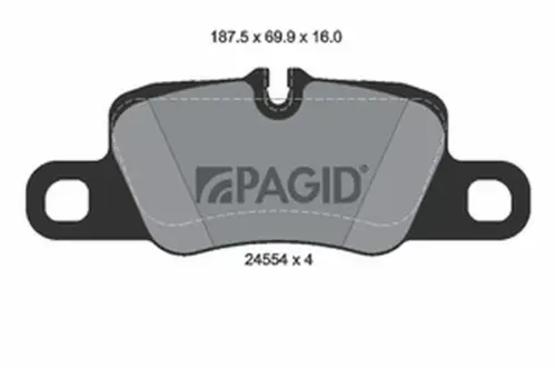 Pagid OEM Brake Pads T2035N (Rear)