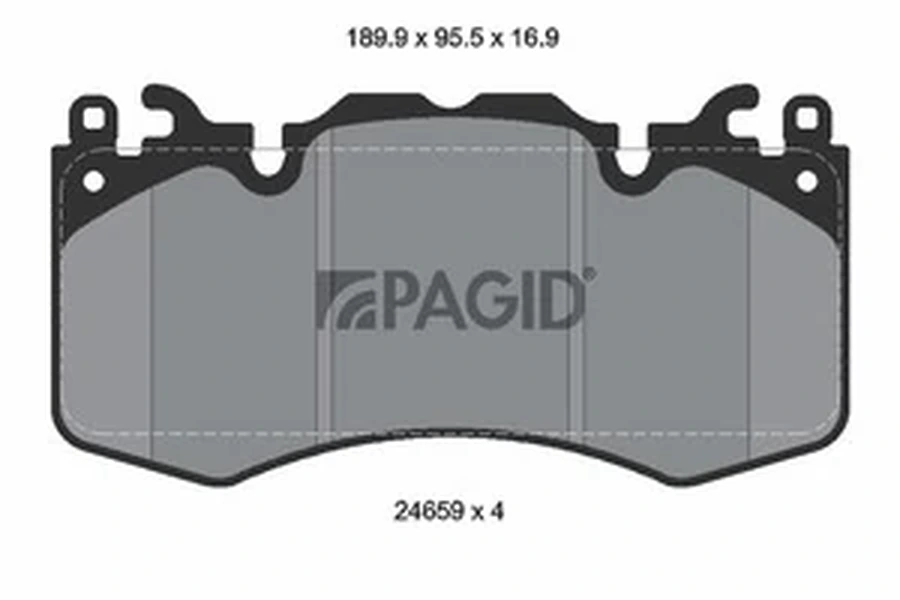 Pagid OEM Brake Pads T2113N (Front)