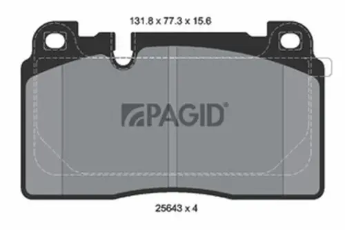 Pagid OEM Brake Pads T2213N (Front)