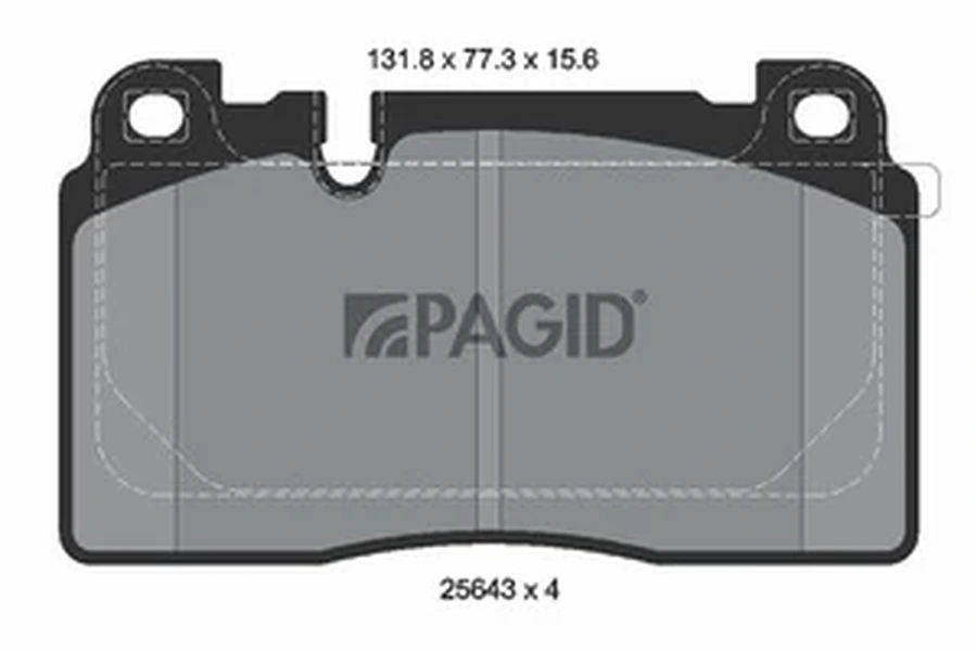 Pagid OEM Brake Pads T2213N (Front)