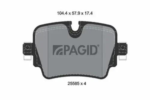 Pagid OEM Brake Pads T2277N (Rear)