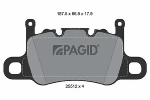 Pagid OEM Brake Pads T2356N (Rear)