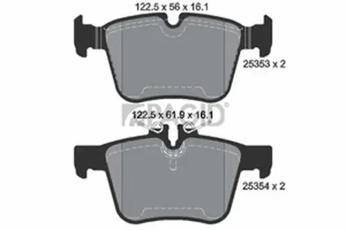 Pagid OEM Brake Pads T2379N (Rear)
