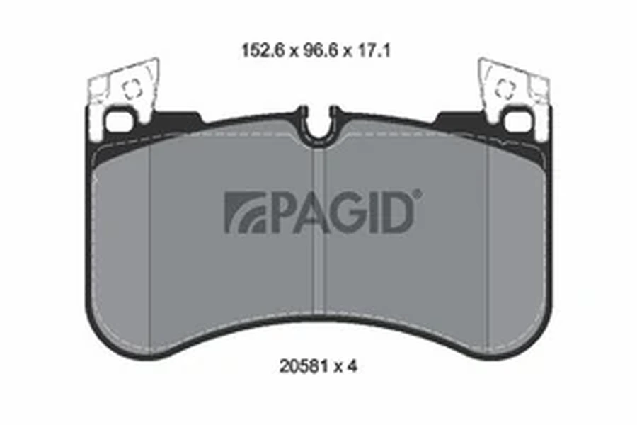 Pagid OEM Brake Pads T2790N (Front)