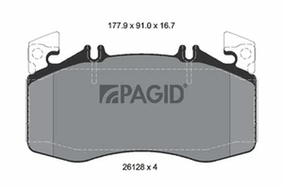 Pagid OEM Brake Pads T3178N (Front)