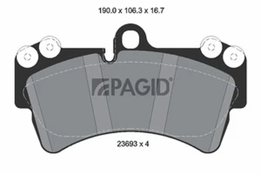 Pagid OEM Brake Pads T5148N (Front)